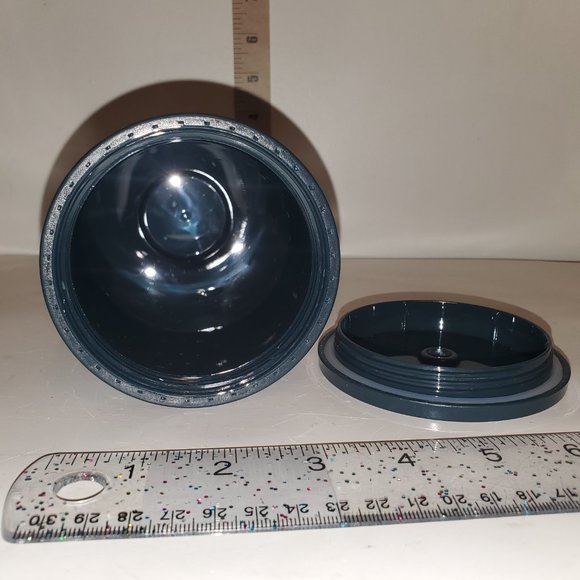 Starbucks 2021 Holiday Silver Dark Green White Wave Tumbler 24 oz - Picture 5 of 5